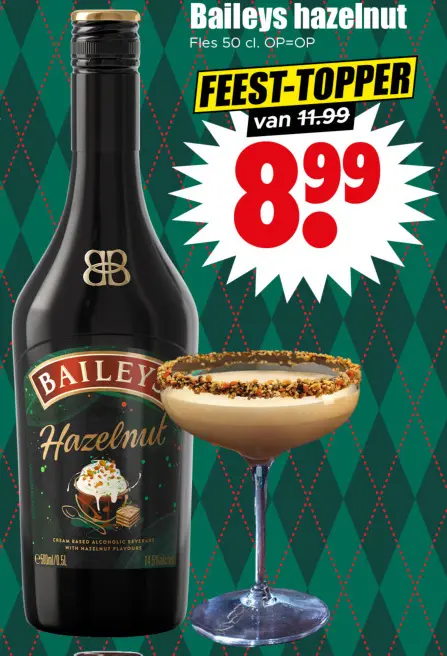 Aanbieding: Baileys hazelnut