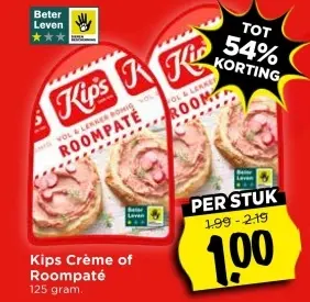 Kips Crème of Roompaté