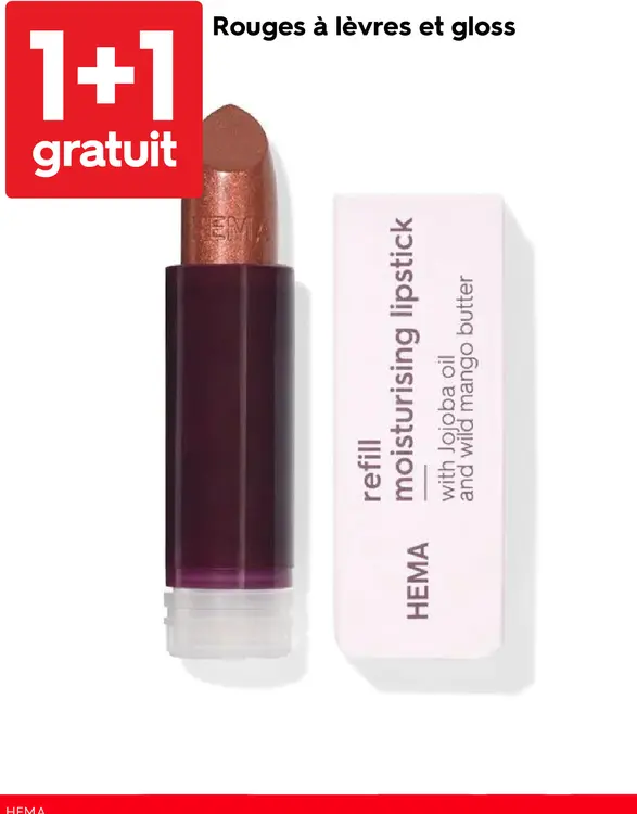 Offre: Rouges à lèvres et gloss