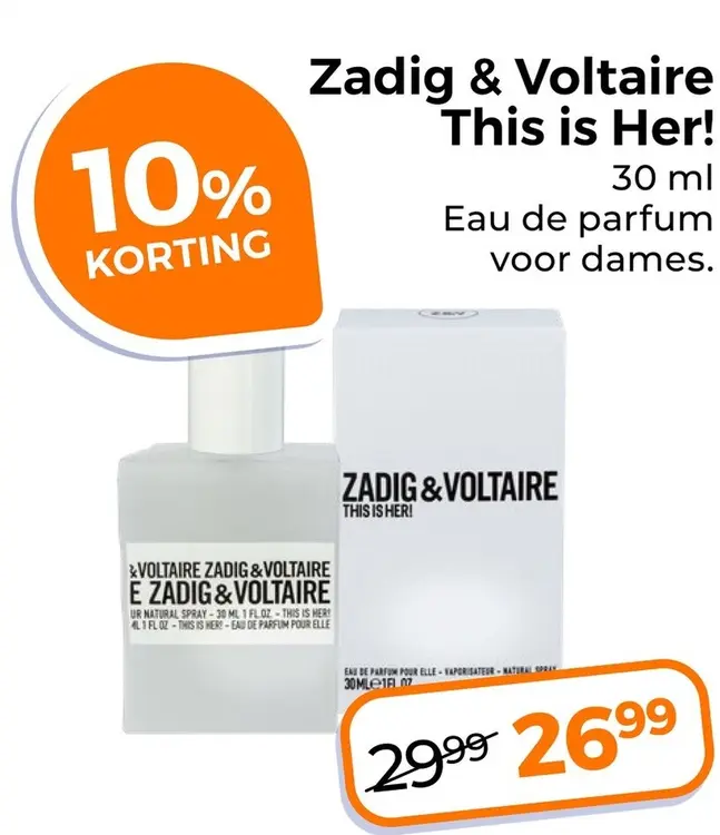 Aanbieding: Zadig & Voltaire This is Her!