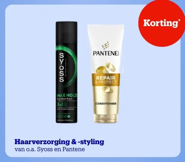 Promotie: Haarverzorging & -styling