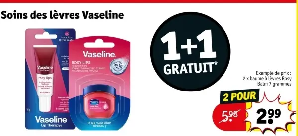 Offre: Soins des lèvres