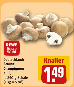 Aanbieding: Braune Champignons