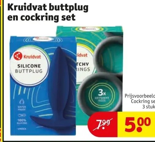 Aanbieding: Buttplug en cockring set