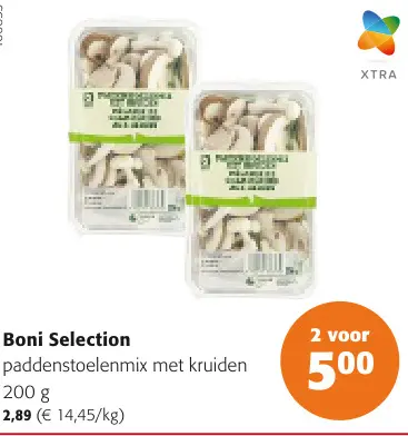 Promotie: paddenstoelenmix met kruiden