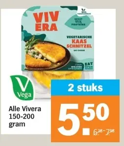 Aanbieding: Vivera Kaas Schnitzel