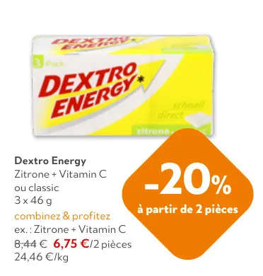 Offre: Dextro Energy