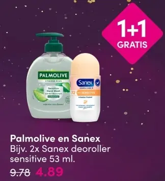 Aanbieding: Palmolive en Sanex
