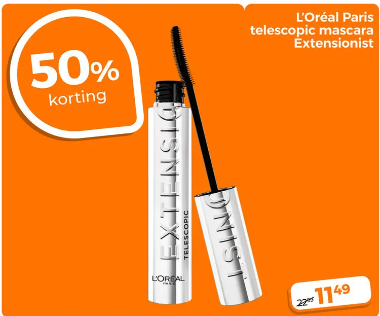 Aanbieding: telescopic mascara Extensionist