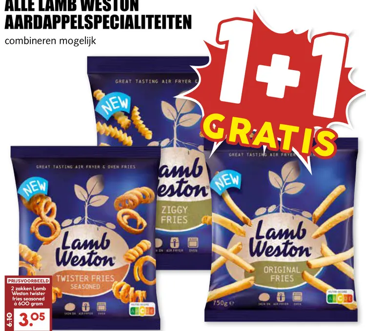 Aanbieding: Lamb Weston Aardappelspecialiteiten