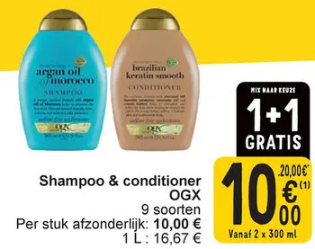 Aanbieding: Shampoo & conditioner