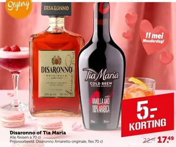 Aanbieding: Disaronno of Tia Maria