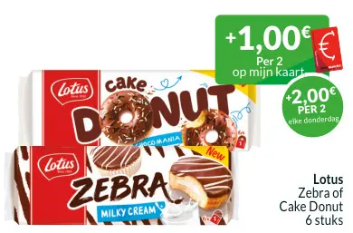 Promotie: Zebra of Cake Donut
