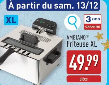 Offre: Friteuse XL