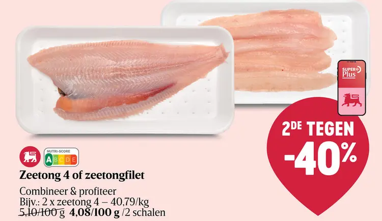 Promotie: Zeetong 4 of zeetongfilet