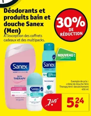 Offre: Déodorants et produits bain et douche