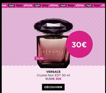 Offre: VERSACE Crystal Noir EDT