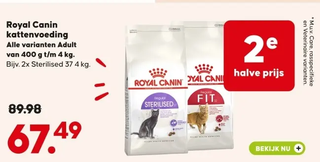 Aanbieding: Royal Canin kattenvoeding
