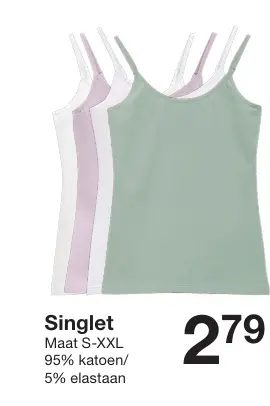 Aanbieding: Singlet