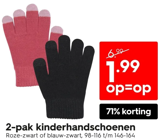 Aanbieding: kinderhandschoenen