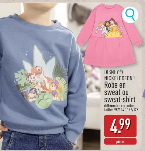 Offre: Robe en sweat ou sweat-shirt