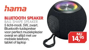 Aanbieding: Bluetooth speaker ball shape speaker
