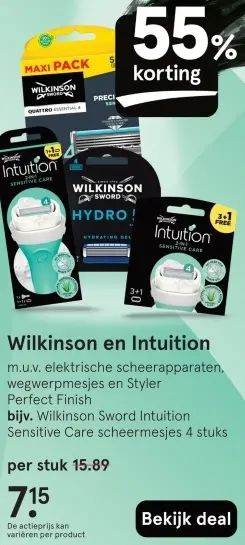 Aanbieding: Wilkinson en Intuition