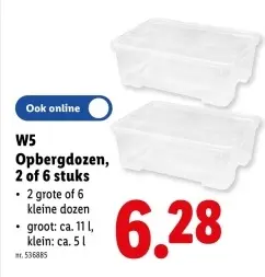 Promotie: Opbergdozen