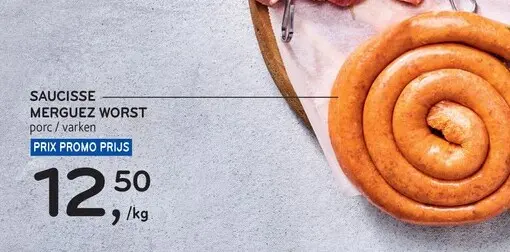Offre: Saucisse merguez worst