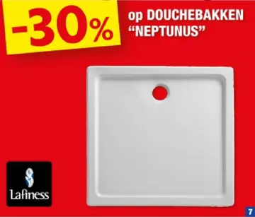 Aanbieding: Douchebakken "neptunus"
