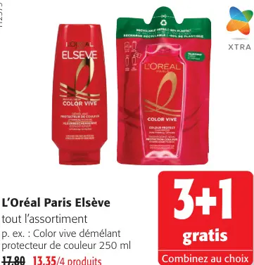 Offre: Shampooing ou après-shampooing