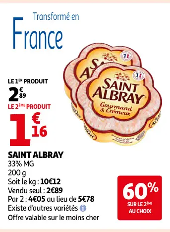 Promotie: Saint albray