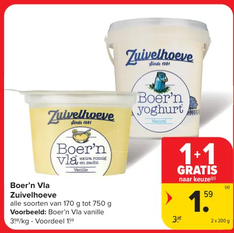 Promotie: Boer'n Vla