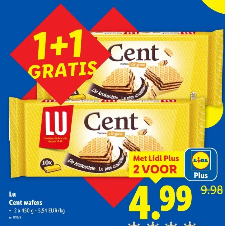 Promotie: Cent wafers