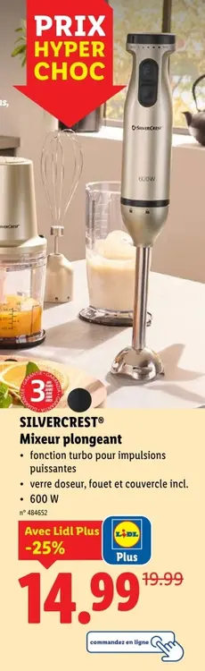 Offre: Mixeur plongeant