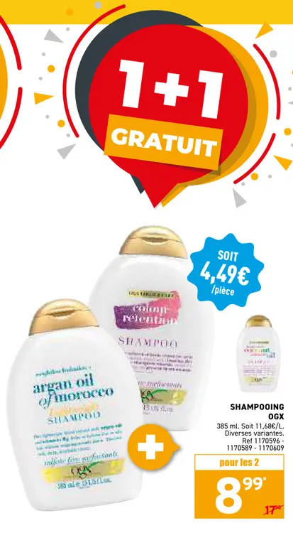 Offre: Shampooing