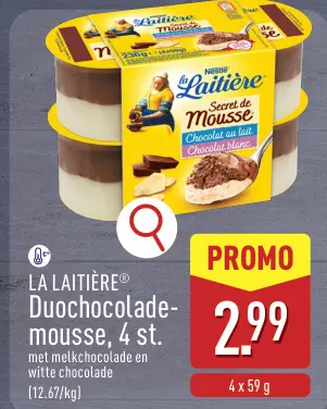 Promotie: Duochocolade-mousse