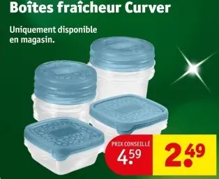Offre: Boîtes fraîcheur