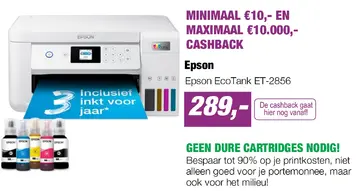 Aanbieding: Epson EcoTank ET-2856