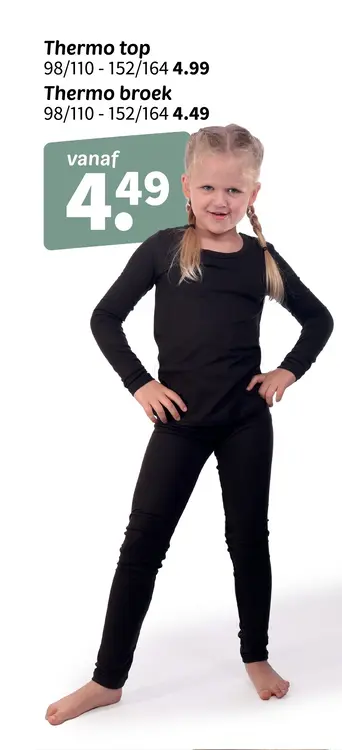 Promotie: Thermo top & Thermo broek