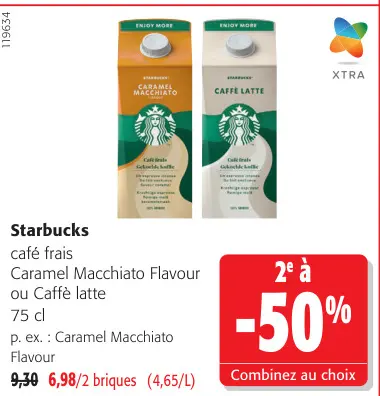 Offre: Starbucks café frais Caramel Macchiato Flavour