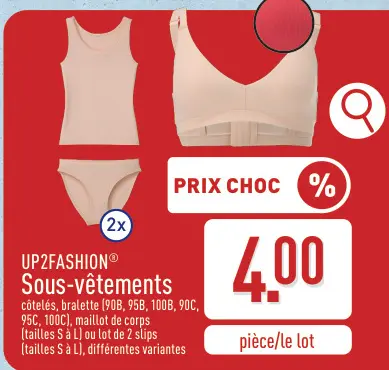 Offre: Sous-vêtements