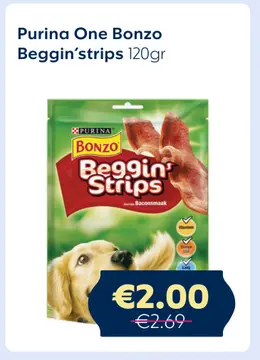 Aanbieding: Purina One Bonzo Beggin'strips