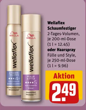 Aanbieding: Wellaflex Schaumfestiger oder Haarspray