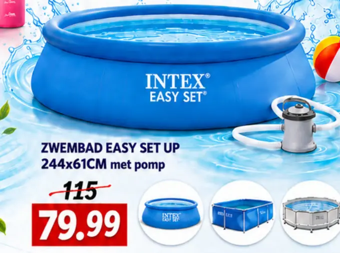 Promotie: Zwembad easy set up