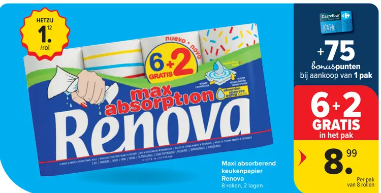 Promotie: Maxi absorberend keukenpapier