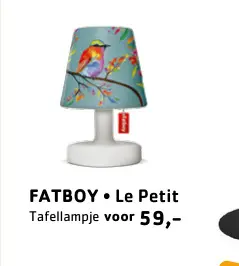 Promotie: Le Petit Tafellampje