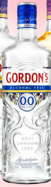 Aanbieding: Gordon's Alcohol Free