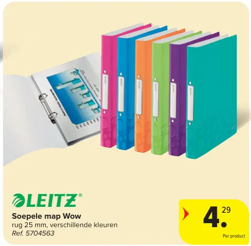 Promotie: Soepele map Wow