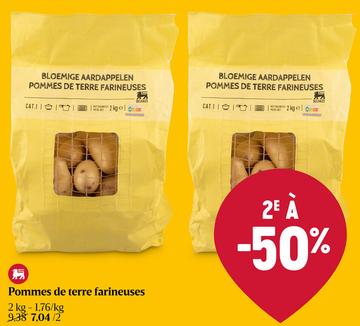 Offre: Pommes de terre farineuses